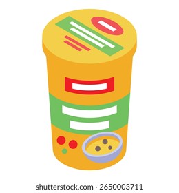 Pet food packaging with blank label and bowl of kibble, suitable for advertising or other design purposes