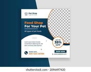 Pet Food Social Media Template