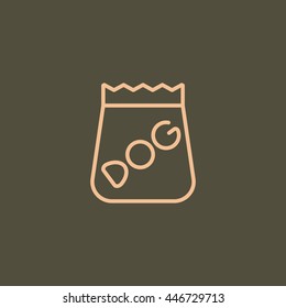 Pet food  Vector.