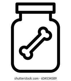 Pet Food Vector Icon 