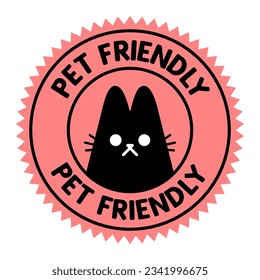 Pet friendly badge stamp. This space allows mascots. Dogs and cats are welcome.