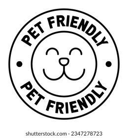 Pet friendly badge stamp. This space allows mascots. Dogs and cats are welcome.