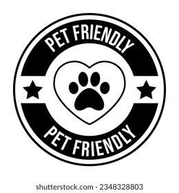 Pet friendly badge stamp. This space allows mascots. Dogs and cats are welcome.