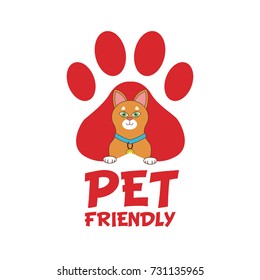 Pet friendly cartoon