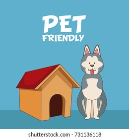Pet friendly cartoon
