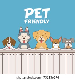 Pet friendly cartoon