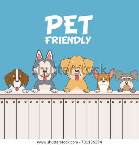 Pet friendly cartoon