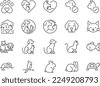 dog and cat icons