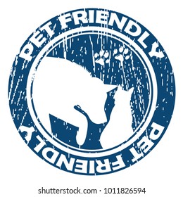 Pet friendly rubber stamp