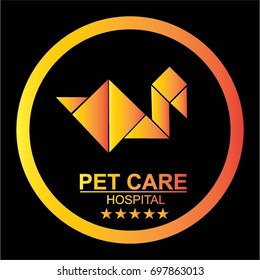 PET FRIENDLY SIGN VECTOR. ANIMAL WELCOME SIGN