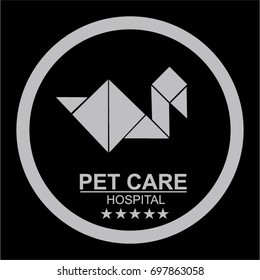 PET FRIENDLY SIGN VECTOR. ANIMAL WELCOME SIGN