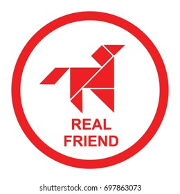 PET FRIENDLY SIGN VECTOR. ANIMAL WELCOME SIGN