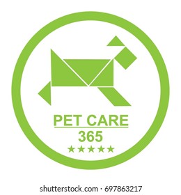 PET FRIENDLY SIGN VECTOR. ANIMAL WELCOME SIGN