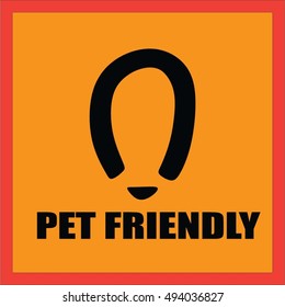 pet friendly vector