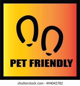 pet friendly vector
