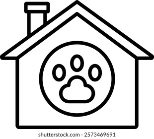 Pet Friendly vector icon. Can be used for printing, mobile and web applications.