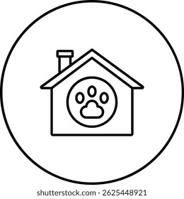 Pet Friendly-Vektorsymbol. Kann für Druck-, Mobil- und Web-Anwendungen verwendet werden.