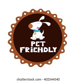 Pet friendly vector illustration 