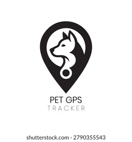 Pet GPS tracker logo provides a premium, modern visual identity for smart animal tracking businesses. This professional Pet GPS tracker logo design ensures high-end branding, making this Pet GPS tracker logo ideal for tech-driven pet safety applications.