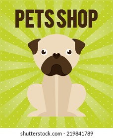 pet graphic design , vector illustration