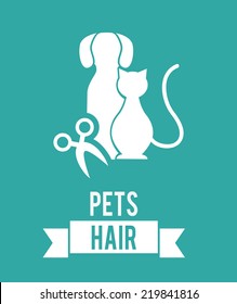 pet graphic design , vector illustration