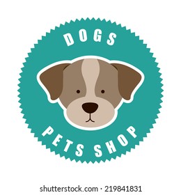 pet graphic design , vector illustration