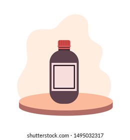 pet grooming container on white background