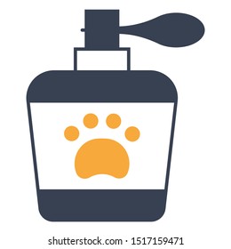 Pet Grooming Services Vector Icon Design