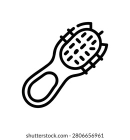 Pet Grooming Slicker Brush for Dogs and Cats Outline Icon