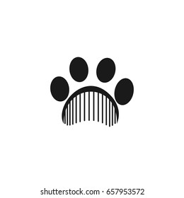 Pet grooming vector illustration
