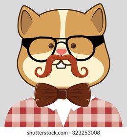 pet hipster style design, vector illustration eps10 graphic 