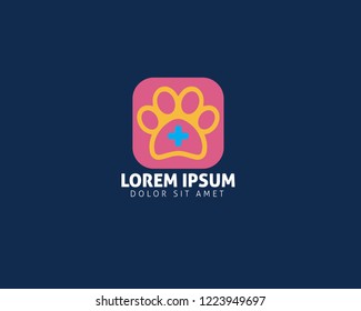 Pet Hospital Care Vector Logo