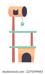 pet house for cats icon isolated