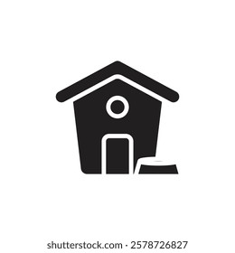 Pet House icon Thin line art collection