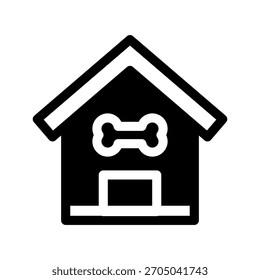 Pet House Icon Vector Symbol Design Illustration