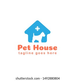 Pet House Logo Design Icon Design Stock Vector (Royalty Free ...