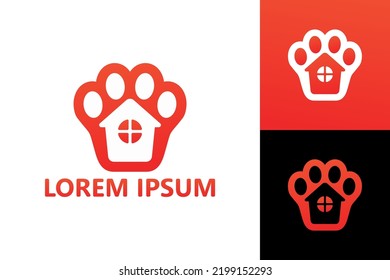 Pet House Logo Template Design Vector