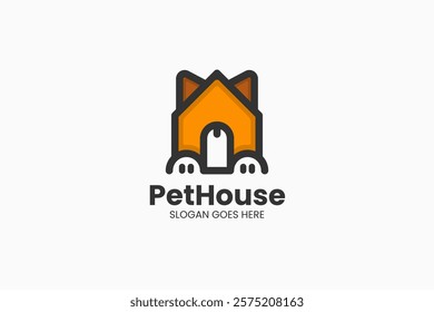 Pet House Logo. Vector Illustration