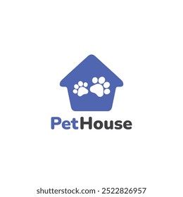 Pet House Logo Vector Simple