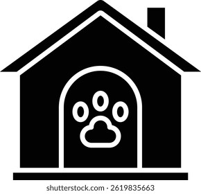 Pet House vector icon. Can be used for printing, mobile and web applications.