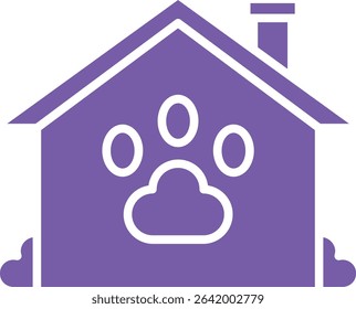 Pet House vector icon. Can be used for printing, mobile and web applications.