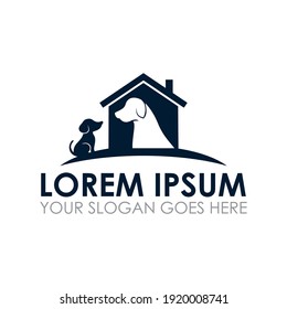 pet house vector , veterinarian logo