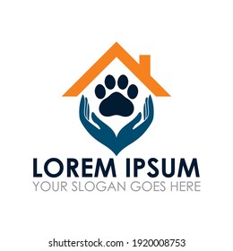 pet house vector , veterinarian logo