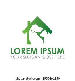 vector de mascotas, logotipo veterinario