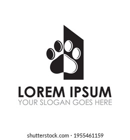 pet house vector , veterinary logo