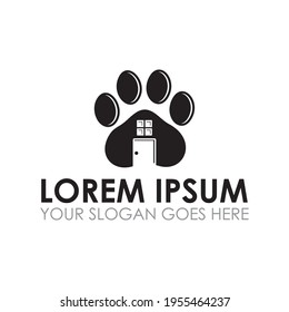 pet house vector , veterinary logo