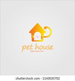 Pet HouseLogo Template Design