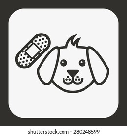 pet icon design, vector illustration eps10 graphic 