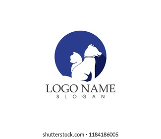 Pet icon logo vector template