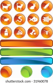 Pet Icon Set Star